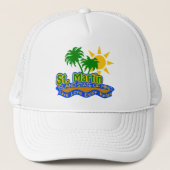 St- MartinStaat des Sinneshutes - wählen Sie Farbe Truckerkappe (Vorderseite)