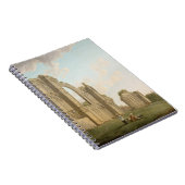 St Mary Abtei, York, c.1778 (Öl auf Leinwand) Notizblock (Rechte Seite)