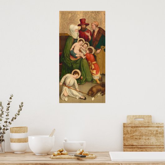 St. Mary Cleophas Bernhard Strigel Kunstposter Poster (Küche)