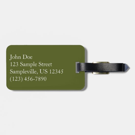 St. Mary Falls I im Glacier National Park Gepäckanhänger (Rückseite horizontal)