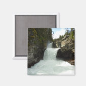 St. Mary Falls I im Glacier National Park Magnet (Vorderseite/Rückseite)
