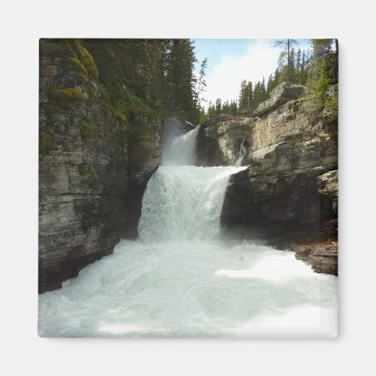 St. Mary Falls I im Glacier National Park Magnet (Vorne)