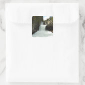 St. Mary Falls I im Glacier National Park Quadratischer Aufkleber (Tasche)