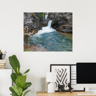 St. Mary Falls II im Glacier National Park Poster