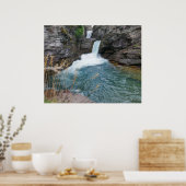 St. Mary Falls II im Glacier National Park Poster (Küche)