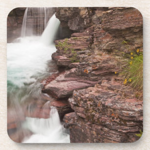 St Mary Falls im Glacier National Park in Getränkeuntersetzer