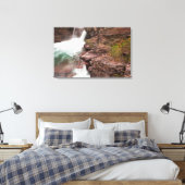 St Mary Falls in Glacier National Park Leinwanddruck (Insitu (Schlafzimmer))