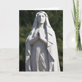 St. Mary in Prayer Card Karte