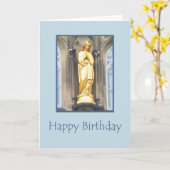 St. Mary Katholic Church - Happy Birthday Card Karte (Gelbe Blume)