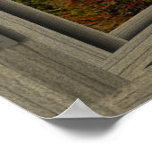 St. Mary Lake durch ein offenes Fenster Poster (Ecke)