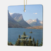 St. Mary Lake: Glacier National Park Keramikornament (Links)