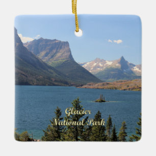 St. Mary Lake: Glacier National Park Keramikornament