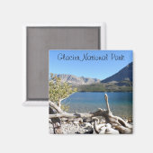 St Mary Lake - Glacier National Park Magnet (Vorderseite/Rückseite)
