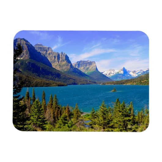 St. Mary Lake, Glacier National Park, Montana Magnet (Horizontal)