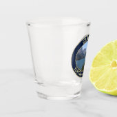 St. Mary Lake: Glacier National Park Schnapsglas (Links)