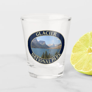 St. Mary Lake: Glacier National Park Schnapsglas