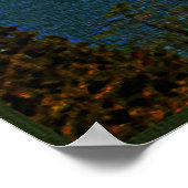 St. Mary Lake Glacier NP Poster (Ecke)