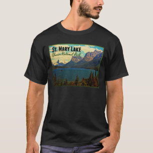 St. Mary Lake Glacier NP T-Shirt