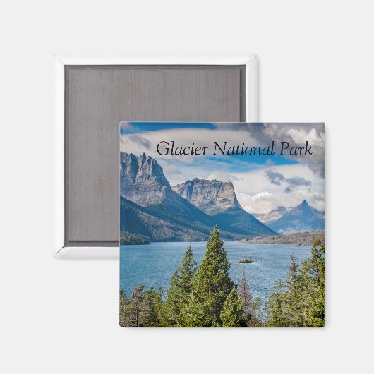 St. Mary Lake Magnet (Vorderseite/Rückseite)