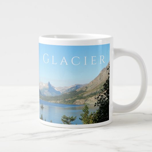 St. Mary Lake, Mountains, Glacier National Park Jumbo-Tasse (Rechts)