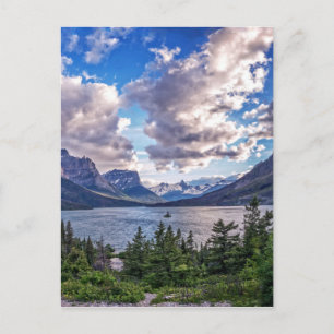 St. Mary Lake Sunset Postkarte