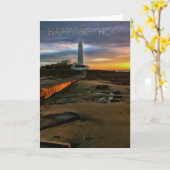 St Mary Leuchtturm Großbritannien, Karte (Gelbe Blume)