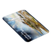 St Mary Lighthouse in Whitley Bay Magnet (Rechte Seite)