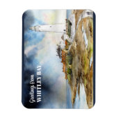 St Mary Lighthouse in Whitley Bay Magnet (Vertikal)
