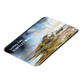 St Mary Lighthouse in Whitley Bay Magnet (Linke Seite)
