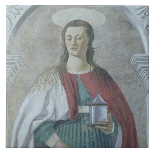 St Mary Magdalene, 1466 (Fresko) (Detail) (sehen Fliese (Vorderseite)