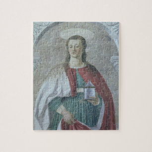 St Mary Magdalene, 1466 (Fresko) (Detail) (sehen Puzzle