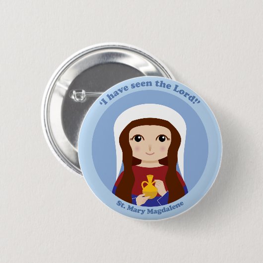 St. Mary Magdalene Button (Vorne & Hinten)