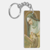 St Mary Magdalene de Pazzi (JM 45) 2xRect Acrylic Schlüsselanhänger (Vorderseite links)