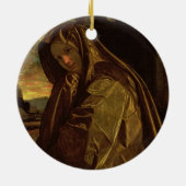 St Mary Magdalene Keramik Ornament (Hinten)