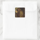 St. Mary Magdalene Quadratischer Aufkleber (Tasche)