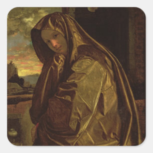 St. Mary Magdalene Quadratischer Aufkleber