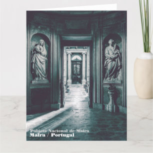 St Mary Salome und St Barbara. italienische Statue Dankeskarte