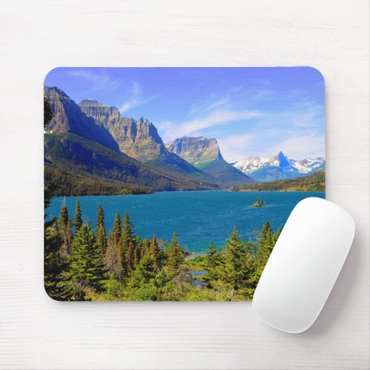 St. Mary See, Glacier Nationalpark, Montana Mousepad (Mit Mouse)