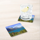 St. Mary See, Glacier Nationalpark, Montana Rechteckiger Pappuntersetzer (Vor Ort)