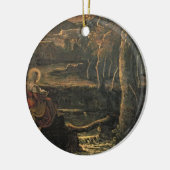 St Mary von Ägypten in der Wildnis Keramikornament (Links)