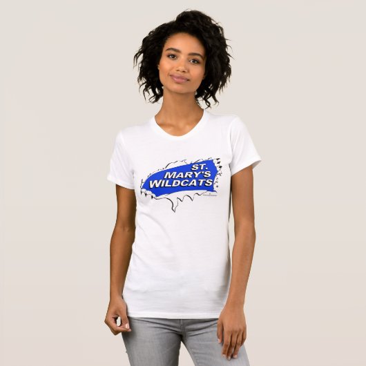 St Mary Wildkatzen-Shirt T-Shirt (Vorne ganz)