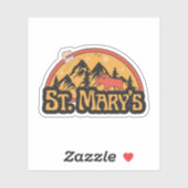 St. Mary's, Alaska Sticker (Blatt)