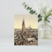 St. Mary's, aus St. Peter's Clock Tower, Lubeck, Postkarte (Stehend Vorderseite)