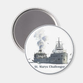 St. Marys Challenger Magnet (Vorderseite/Rückseite)