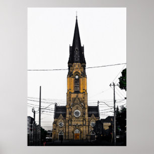 St. Mary's Church No. 1 Color Version Poster