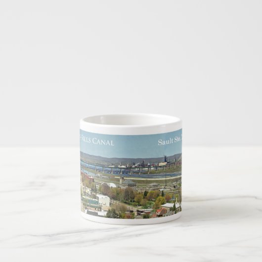 St. Marys Falls Canal Espresso Tasse (Vorderseite)