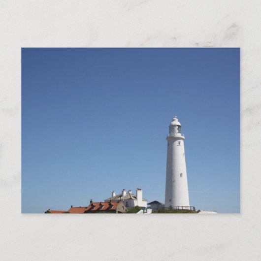 St. Mary's Lighthouse Postcard Postkarte (Vorderseite)