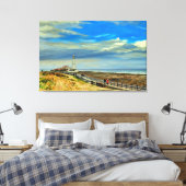St. Mary's Lighthouse, Whitley Bay Leinwanddruck (Insitu (Schlafzimmer))