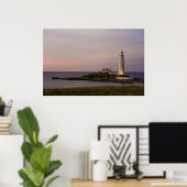 St. Marys Lighthouse, Whitley Bay Poster (Heimbüro)