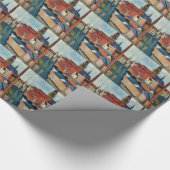 St. Marys mit Häusern und Kamin von August Macke Geschenkpapier (Ecke)